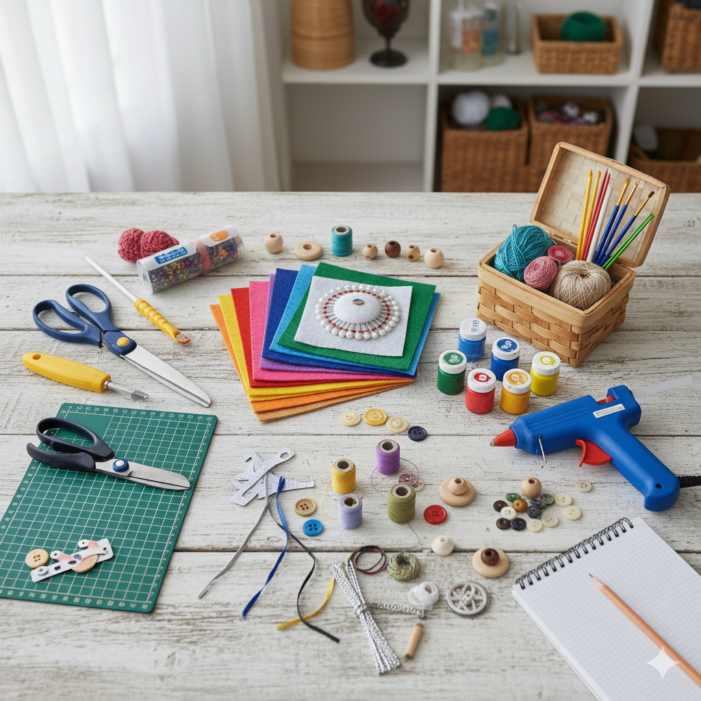 materiais para artesanato