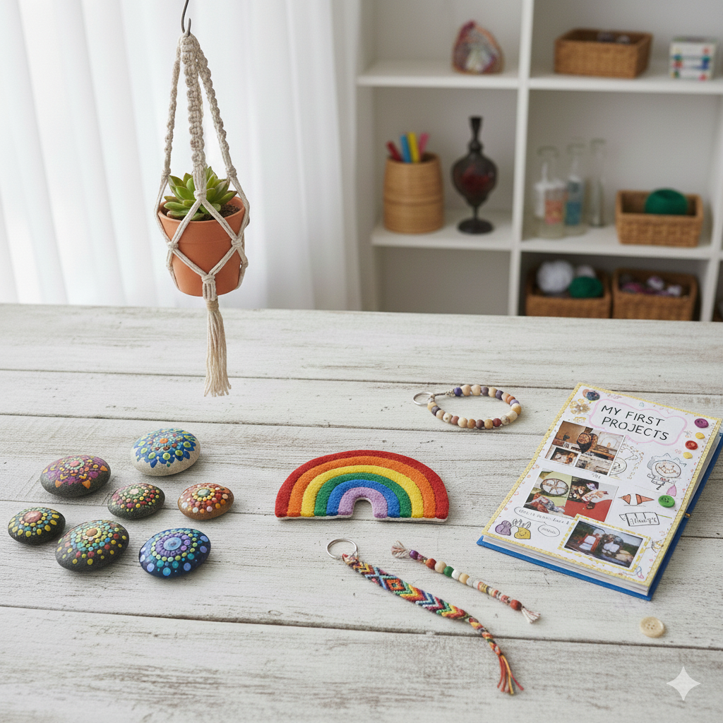 Primeiros projetos artesanais para iniciantes