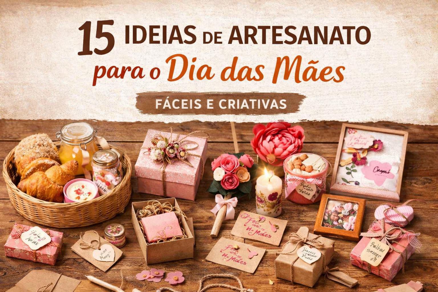 Ideias criativas para o dia das mães